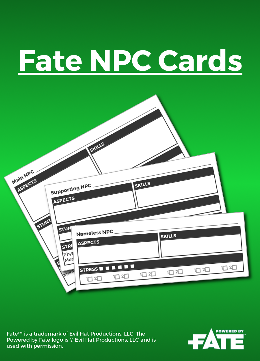 Fate NPC Cards